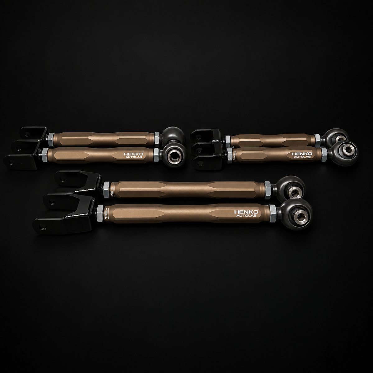Henko adjustable rear control arm kit