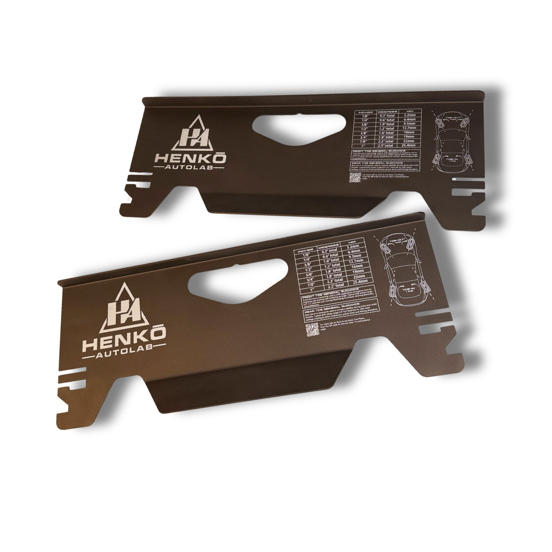 Henko Autolab Alignment Toe Plates