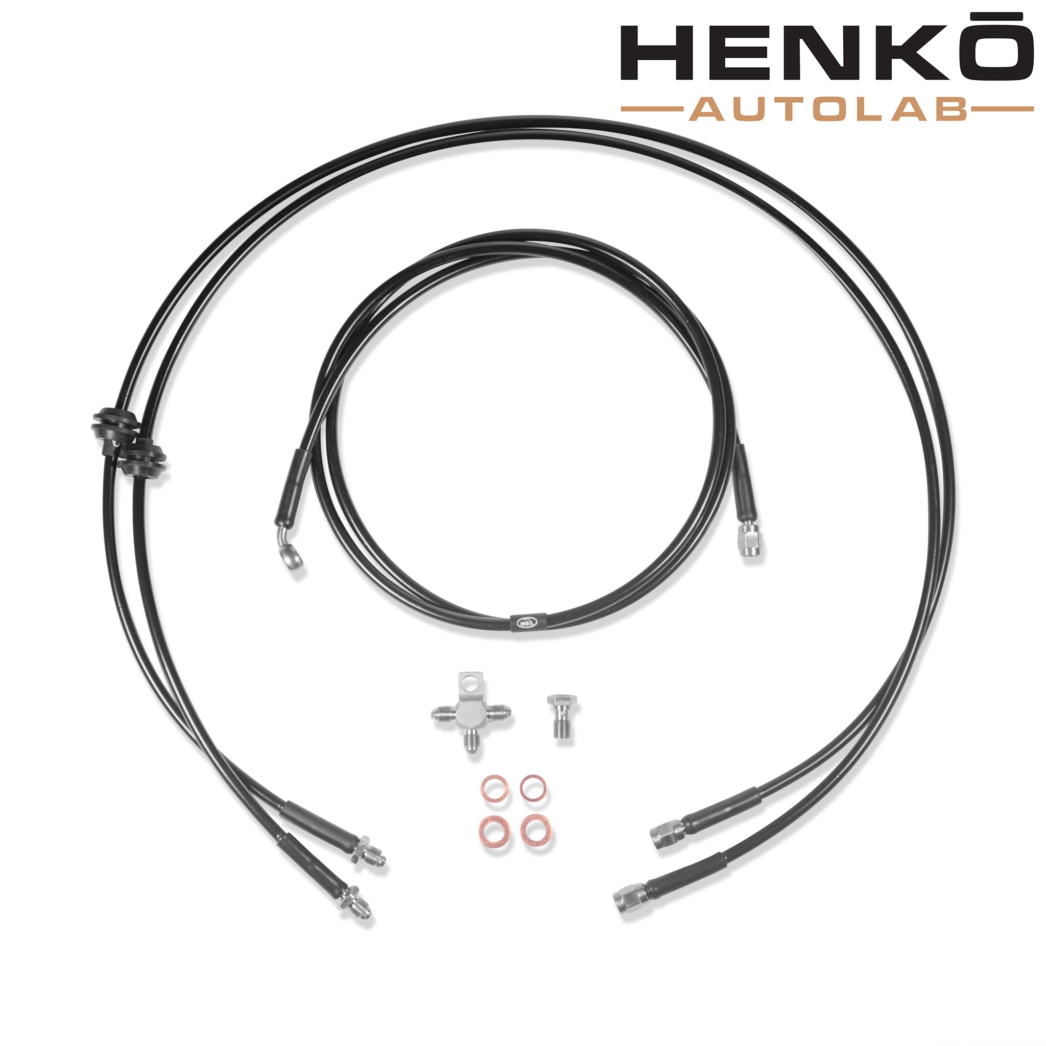 350z/370z/G35/G37 Hydro E-Brake Line Kit - Dual Calipers